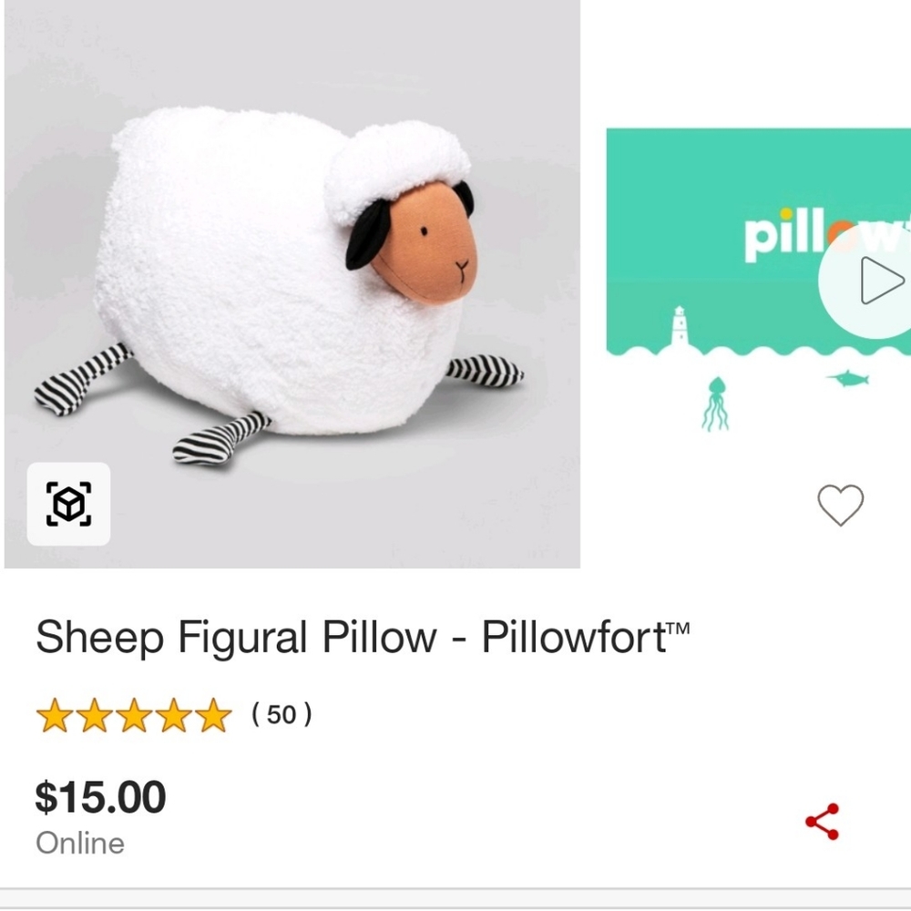 Sheep pillow - Target Pillowfot